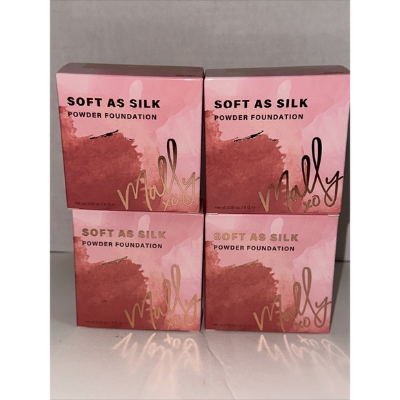 Mally Beauty Other - Mally Soft As Silk Powder Foundation Fair 0.28 Oz 4 Pk Beauty Make Up Brand New